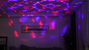 8IN1 Mini Projector Light LED Ambient Party Light for Room Disco Colorful Wall Lights Car Music Lamp