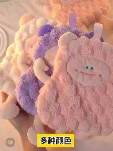 Bathroom Water Absorption Cartoon Cute  Toilet Towel Handkerchief Hangable Hand Towel
