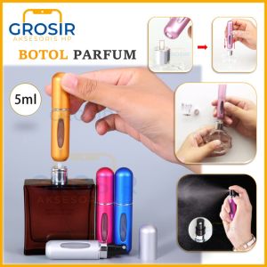 Botol parfum kecil tempat minyak wangi reffil farfum mudah dibawa anti ribet