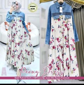 PEONY MIDI DRESS REALPICT