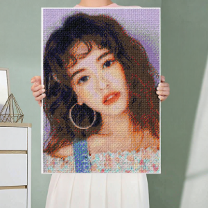 DIANDIANHUA | 5D Custom Real Photo Handmade DIY Diamond Stickers