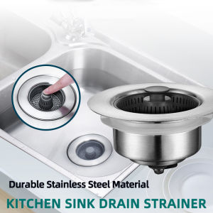 Kitchen Sink Strainer Stainless Steel Sink Drain Filter Sink Basket Strainer Filter Cover
