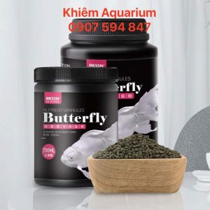 BESSN Cám cá Koi chép sư tử trắng tăng size hỗ trợ tiêu hóa hộp 450g(cá cảnh cá betta hồ cá)