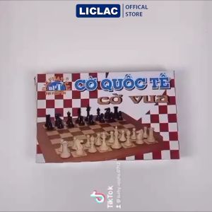 Bộ Cờ Vua Đại Phát Tài hàng Việt Nam gồm bàn cờ quân cờ hướng dẫn chơi cờ vua Đồ chơi trí tuệ giúp bé phát triển tư duy Đồ chơi trẻ em Đồ chơi Boardgame - LICLAC