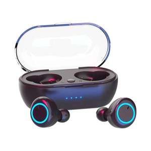 TWS 5 headset Bluetooth HIFI BASS Stereo music telfon gaming wireless earphone Smart Touch with mic