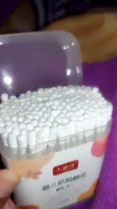 Mamibayi 200Pcs Cotton Swab Baby Cotton Bud Cotton Bud Spiral