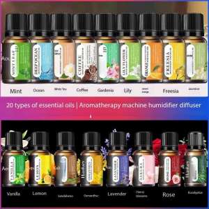 Hankey10ml essential oil for DIY purposes humidifier use lavender rose eucalyptus leaves coffee mint  lemon fragrance essential