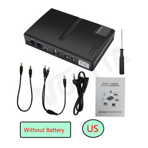 DC18W/36W DC1018L/DC1036L 1A/2A 5V/9V/12V Large Capacity Multipurpose Mini Portable UPS Backup Power Adapter for WiFi Router