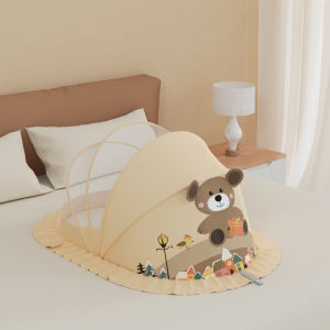 bebepram | Cartoon-proof Portable Universal Dome Baby Bed Mosquito Net