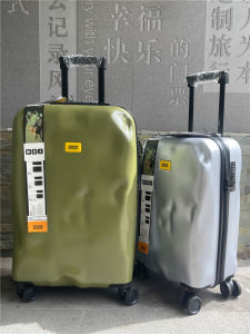 Durable Travel Suitcase 20 Inch Boarding Box Small Pull Rod Box Silent Wheel Student Password Box 28 Fashionable Trendy ABS PC Material