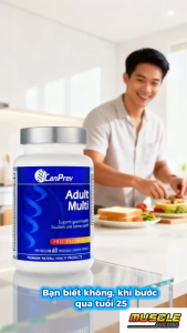 Viên uống CanPrev Adult Multi bổ sung vitamin tăng cường đề kháng & duy trì sức khỏe hằng ngày