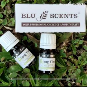 Blu Scents Ylang Ylang Pure Essential Oil 5ml - Calming Relieves Hypertension Stimulates Hair Growth