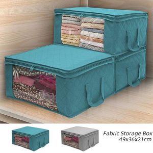 Non-woven Clothes Storage Bag Folding Quilt Storage Box Dust-proof Clothes Cabinet Finishing Box