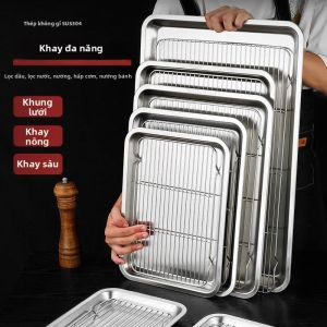 MOLORE | Reinforced Stainless Tray For Grilling Baking Straining