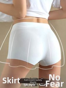 Anti-Exposure Non-Curling Silk Seamless Lifting 2-in-1 Pants