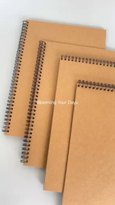 Scrapbook Album A4 Notebook Photo Journal Buku Vintage Polos Coklat Kado Unik