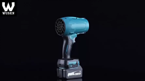 Makita【2500W】Air blower portable Cordless blower 9980VF 200000r/min Blower vacuum 2 in 1 portable 12-Turbofan Blades Stepless speed change Light body Leaf Blower Cordless blower with battery Portable blower cordless