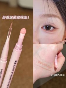 Waterproof Double-Headed Highlighter And Contour Pen Eyelid Enhancing Brush for Eye Makeup High-Quality Beauty Tool