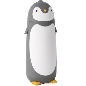 แก้วน้ำกันความร้อนแบบสุญญากาศสแตนเลสรูปนกเพนกวินสำหรับใช้เป็นของขวัญกระติกน้ำสุญญากาศสำหรับเด็กนักเรียนและกระบอกน้ำชากาแฟ