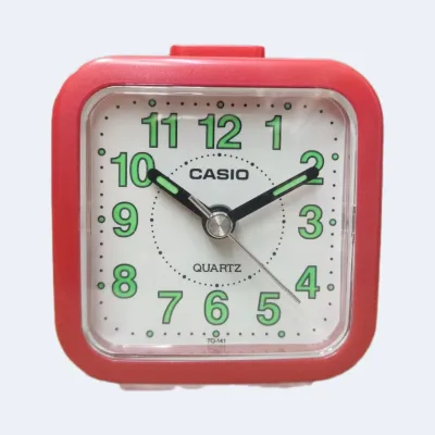 นาฬิกาตั้งโต๊ะCASIO สีเงิน เรซิน TQ141-8D /TQ141-2D