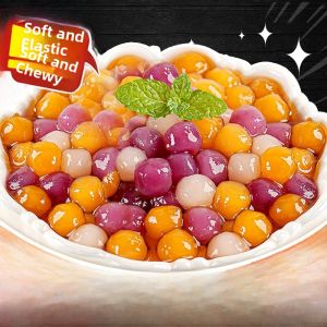 Handmade Colorful Small Taro Balls Room Temperature Pearl Milk Tea Shop Special Snacks Non-Frozen Taro Balls for Business Use