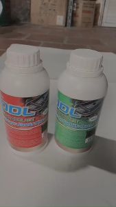 Nước làm mát động cơ ô tô lon 500ml màu xanh đỏ