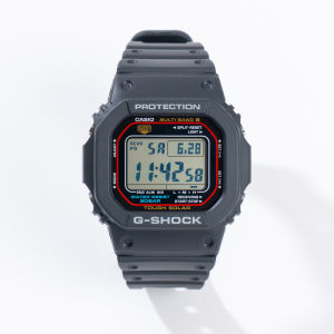 Unused CASIO G-SHOCK GW-M5610U-1JF Solar Radio Watch Square Digital Tough Mens Black Box Manual Japan
