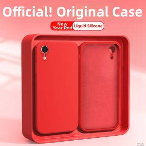 imobile | Full-Enclosure Liquid Silicone Shockproof Red iPhone XR Case