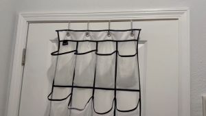 24 Grid Rak Organizer Sepatu Gantung Tahan Air Shoes Rack Storage Organizer Rak Sepatu Gantung Dinding