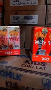 Glico Pocky MINI PACK STRAWBERRY / STROBERI - (HARGA PER 30 BOX)