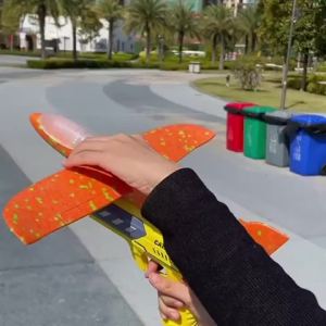 Airplane Launcher Toys for Kid Foam Glider Catapult Outdoor Plane Flying Toys
