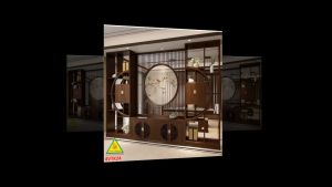 Vách ngăn phòng khách vách ngăn tủ kệ bằng gỗm bình phong tranh 4VTK24- NỘI THẤT LẮP RÁP VIENDONGADV
