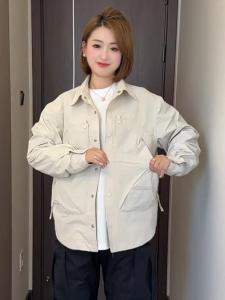 Spring & Autumn Trendy Hong Kong Style Workwear Jacket Mens High End Large Pocket Loose Versatile Casual Shirt Top