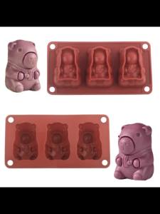 Animal Capybara or Fruit Durian Shaped Silicone Cake Mold Mousse Cake Moulds Dessert Chocolate Baking Tools Kitchen Supplies