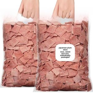 Snow Comes from Chaoshan Special Products Japanese Style Plum Slices Canned Independent Package No Kernel Plum Meat Sour Plum Dried for Pregnant Women