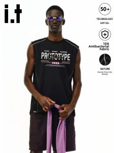 izzue | Men Summer Workout Vest Tee for Running and Fitness