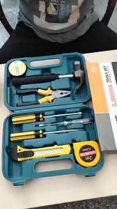 Bộ Dụng Cụ Sửa Xe Đa Năng 9/12 Món Cao Cấp - Tuốc Nơ Vít Kìm Búa Đầy Đủ | Đồ Nghề Sửa Xe Hơi/Xe Máy Cầm Tay Tiện Lợi | Giải Quyết Mọi Sự Cố Hỗ Trợ Khẩn Cấp | Quà Tặng Kèm Hộp Đựng