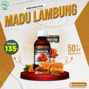 Madu Herbal Lambung Sehat Asli 100% Original Terlaris Di Jakarta - Herbal Berkhasiat Memelihara Kesehatan Lambung - Produk Bergaransi Resmi Legal BPOM