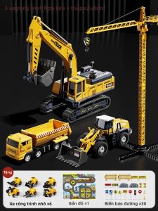 BEI JESS | Bộ Đồ Chơi Xe Khoan Hợp Kim cho Bé Trai