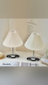 โคมไฟตั้งโต๊ะ หัวเตียง LED สไตล์มินิมอล แสงสีเหลือง โมเดิร์น LAMP แถมหลอด e27 โคมไฟอ่าหนังสือ LED ไฟแต่งห้อง