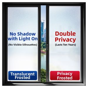 ZTION | Thick Privacy Frosted Glass Sticker