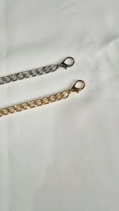 สายโซ่ สายกระเป๋าโซ่ สายโซ่โลหะ ⛓ รุ่นโซ่แบน หน้ากว้าง 7.5 mm.⛓ Chain strap