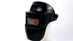 RAJA Topeng Helm Las Otomatis plus senter headlamp Auto Darkening Solar Welding Helmet Mask with LED