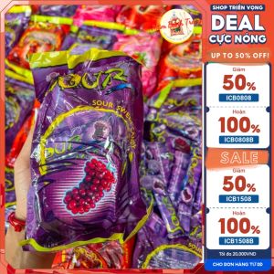 Bịch 25 cây kẹo cười món ăn vặt hương vị tuổi thơ kẹo cười thơm ngon ăn là mê - 04100261