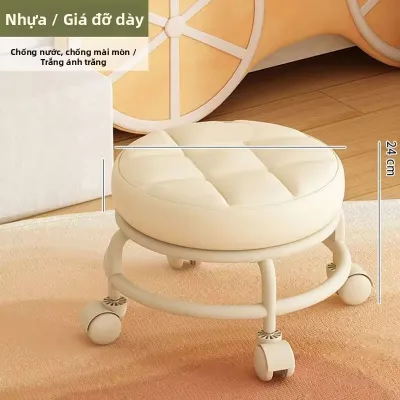 MEIKAIBIN | Ghế Có Bánh Xe Acrylic Trong Suốt Chạy Êm