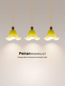 FANZHEN | Vintage French Creative Gradient Flower Elegant Pendant Light