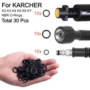 30 Pcs Seal O-Ring For Karcher K2 K3 K4 K5 K6 K7 Gasket Washer Lance Hose Nozzle Brush Spare Parts 2.640-729.0 NBR O-Rings