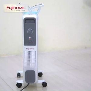 Máy sưởi dầu Nhập Khẩu không khô da OH849 FUJIHOME 9 thanh lò sưởi dùng điện tự ngắt không đốt oxy