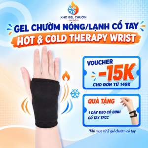 Gel Chườm Nóng Lạnh Cổ Tay – Gel Chườm 2 Trong 1 Hỗ Trợ Giảm Đau Bảo Vệ Cổ Tay