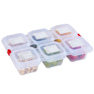 Food Grade PP Sample Box Sealed Square Refrigerator School Restaurant Use Preservation Container Universal Food Sample Box